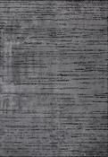 Black Abstract Area Rug in Medium size, Hand Loom using Cotton,Polyester,Acrylic,Viscose with Grey and Modern design in 160 x 230 cm size image