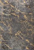 Grey Abstract Living Room Rug in Medium size, Hand Loom using Cotton,Polyester,Acrylic,Viscose with Yellow and Modern design in 160 x 230 cm size image