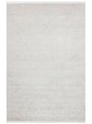 Grey Plain Area Rug in Small size, Machine Made using Acrylic with Cream and Modern design in 80 x 150 cm size image