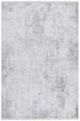 Beige &amp; Brown Plain Bordered Rug for Kitchen image