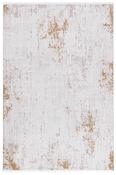 Beige &amp; Brown Plain Bordered Rug for Kitchen image