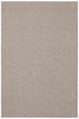 White &amp; Beige Plain Flatweave Rug for Kitchen image