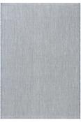 Blue Geometric Living Room Rug in Small size, Machine Made using Polypropylene with White and Modern design in 50 x 80 cm size image
