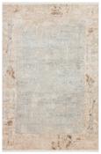 Grey Distressed Area Rug in Small size, Machine Made using Polyester,Polypropylene with Cream and Modern design in 80 x 150 cm size image