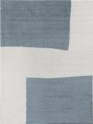 Green Abstract Area Rug in Small size, Machine Made using Polypropylene with White and Modern design in 150 x 200 cm size image