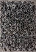 Brown Distressed Area Rug in Medium size, Hand Loom using Cotton,Polyester,Acrylic,Viscose with Black and Modern design in 160 x 230 cm size image