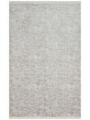 Grey Abstract Area Rug in Small size, Machine Made using Acrylic with Cream and Modern design in 80 x 150 cm size image
