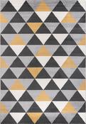 Blue &amp; Copper Floral Flatweave Cotton Washable Rug for Bedroom and Living Room in Large size 200 × 290 cm image