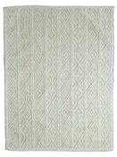 Beige Geometric Area Rug in Small size, Hand Tufted using Viscose,Wool,Nylon with Cream and Modern design in 122 x 183 cm size image