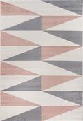 Blue &amp; Beige Persian &amp; Oriental Flatweave Cotton Washable Rug for Bedroom and Living Room in Large size 200 × 290 cm image