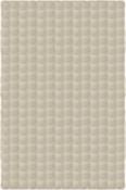 Beige Geometric,Shaggy Bedroom Rug in Small size, Machine Made using Polyester with Cream and Modern design in 80 x 150 cm size image