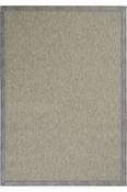 Grey Bordered,Flatweave Area Rug in Small size, Machine Made using Polypropylene and Modern design in 80 x 150 cm size image