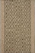 Brown Geometric,Jute &amp; Sisal,Flatweave Area Rug in Small size, Machine Made using Polypropylene with Grey and Modern design in 80 x 150 cm size image