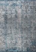 Blue Abstract Area Rug in Medium size, Hand Loom using Cotton,Polyester,Acrylic,Viscose with Grey and Modern design in 160 x 230 cm size image