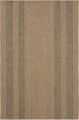 Brown Jute &amp; Sisal,Flatweave Area Rug in Small size, Machine Made using Polypropylene with Grey and Modern design in 80 x 150 cm size image