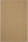 Brown Jute &amp; Sisal,Flatweave Area Rug in Small size, Machine Made using Polypropylene and Modern design in 80 x 150 cm size