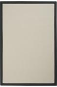 Beige Plain,Bordered,Flatweave Living Room Rug in Small size, Machine Made using Polypropylene with Charcoal and Modern design in 80 x 150 cm size image