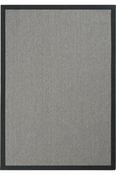 Beige Plain,Bordered,Flatweave Living Room Rug in Small size, Machine Made using Polypropylene with Grey, Charcoal and Modern design in 80 x 150 cm si