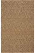 Beige Aztec,Geometric,Scandi,Flatweave Bedroom Rug in Small size, Machine Made using Polypropylene,Jute with Brown and Modern design in 80 x 150 cm si image