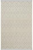 Cream Aztec,Geometric,Scandi,Flatweave Area Rug in Small size, Machine Made using Polypropylene,Jute and Modern design in 80 x 150 cm size image