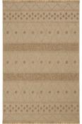Brown Aztec,Geometric,Scandi,Flatweave Living Room Rug in Small size, Machine Made using Polypropylene,Jute and Modern design in 80 x 150 cm size image