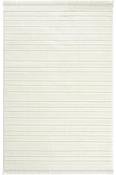 Beige &amp; Brown Plain Bordered Rug for Kitchen image