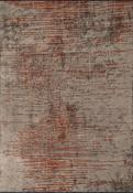 Brown Abstract Area Rug in Medium size, Hand Loom using Cotton,Polyester,Acrylic,Viscose with Orange and Modern design in 160 x 230 cm size image