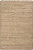 Brown Scandi,Jute &amp; Sisal,Flatweave Living Room Rug in Small size, Hand Knotted using Jute and Modern design in 80 x 150 cm size image