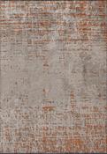 Brown Abstract Area Rug in Medium size, Hand Loom using Cotton,Polyester,Acrylic,Viscose with Orange and Modern design in 160 x 230 cm size image