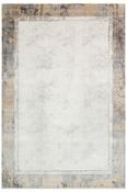Brown Abstract,Distressed,Bordered Living Room Rug in Medium size, Machine Made using Acrylic,Viscose with Grey and Modern design in 160 x 235 cm size image