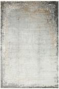 Brown Abstract,Distressed Area Rug in Medium size, Machine Made using Acrylic,Viscose with Grey, Cream and Modern design in 160 x 235 cm size image