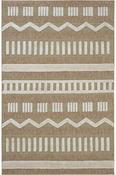 Green Aztec,Geometric,Scandi Area Rug in Small size, Machine Made using Polyester,Polypropylene with Beige, Brown, Cream and Modern design in 80 x 150 image