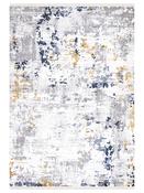 Multicolour Distressed Area Rug in Small size, Machine Made using Acrylic and Modern design in 80 x 150 cm size image