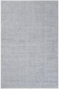 Grey Plain Bedroom Rug in Small size, Machine Made using Polyester and Modern design in 80 x 150 cm size image