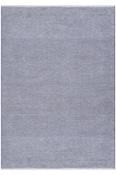Grey Stripes,Flatweave Area Rug in Small size, Machine Made using Cotton,Polyester with Cream and Modern design in 80 x 150 cm size image