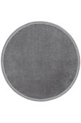 Grey Aztec,Geometric,Scandi Area Rug in Round size, Machine Made using Polyester and Modern design in 80 x 80 cm size image
