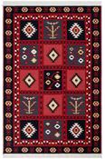 Cream &amp; Beige Plain Flatweave Rug for Kitchen image