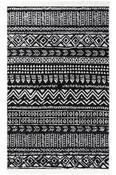 Beige &amp; Cream Plain Flatweave Rug for Kitchen image