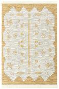 Beige &amp; Cream Plain Flatweave Rug for Kitchen image