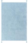 Blue Plain,Flatweave Area Rug in Small size, Machine Made using Cotton and Modern design in 80 x 150 cm size image