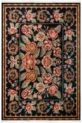 Red Floral Area Rug in Small size, Machine Made using Polyester with Black, Multicolour, Pink and Modern design in 80 x 150 cm size image
