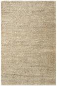 Beige Scandi,Jute &amp; Sisal Bedroom Rug in Small size, Hand Woven using Jute with Cream and Modern design in 80 x 150 cm size image