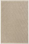 Beige Geometric,Trellis Living Room Rug in Small size, Machine Made using Polyester and Modern design in 80 x 150 cm size image
