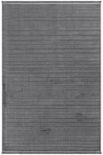 Grey Stripes Bedroom Rug in Small size, Machine Made using Polyester and Modern design in 80 x 150 cm size image