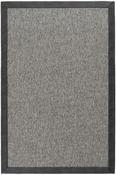 Grey Plain,Bordered,Flatweave Area Rug in Small size, Machine Made using Polypropylene and Modern design in 80 x 150 cm size image
