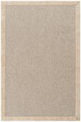 Beige Chevron,Bordered,Flatweave Living Room Rug in Small size, Machine Made using Polypropylene with Cream and Modern design in 80 x 150 cm size image