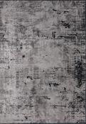 Black Abstract Area Rug in Medium size, Hand Loom using Cotton,Polyester,Acrylic,Viscose with Grey and Modern design in 160 x 230 cm size image