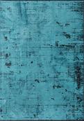Blue Abstract Area Rug in Medium size, Hand Loom using Cotton,Polyester,Acrylic,Viscose with Black and Modern design in 160 x 230 cm size image