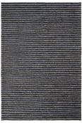 Blue Geometric,Scandi Area Rug in Small size, Hand Woven using Jute with Grey, Cream and Modern design in 80 x 150 cm size image