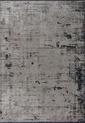 Black Abstract Area Rug in Medium size, Hand Loom using Cotton,Polyester,Acrylic,Viscose with Grey and Modern design in 160 x 230 cm size image